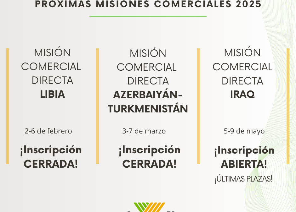 AGRAGEX organiza una misión comercial a Libia